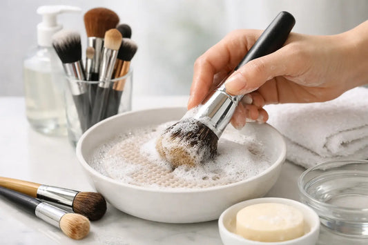 How to Clean Makeup Brushes for Clearer Skin