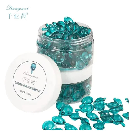 Blue Copper Peptide Serum Capsules – GHK-Cu Repair & Ceramide Barrier Boost