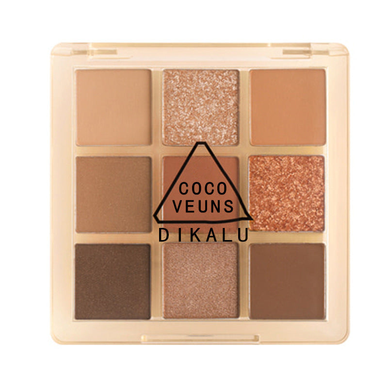 DIKALU Sunset Glow Nine-Color Eyeshadow Palette