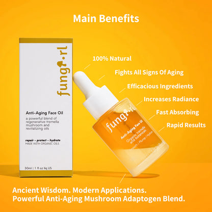 Tremella & Reishi Mushroom Face Oil Serum - by Fungi Guru