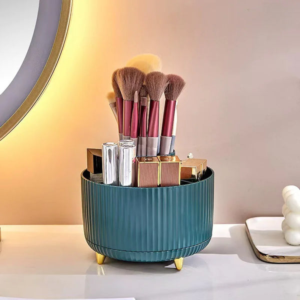 Rotating Cosmetic Brush Holder